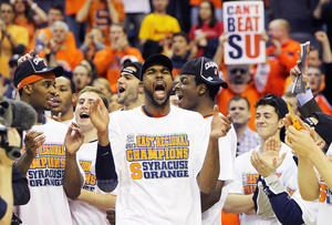 Former Syracuse forward James Southerland wasn't sure he'd make it to Philadelphia in time for Thursday night's game. 